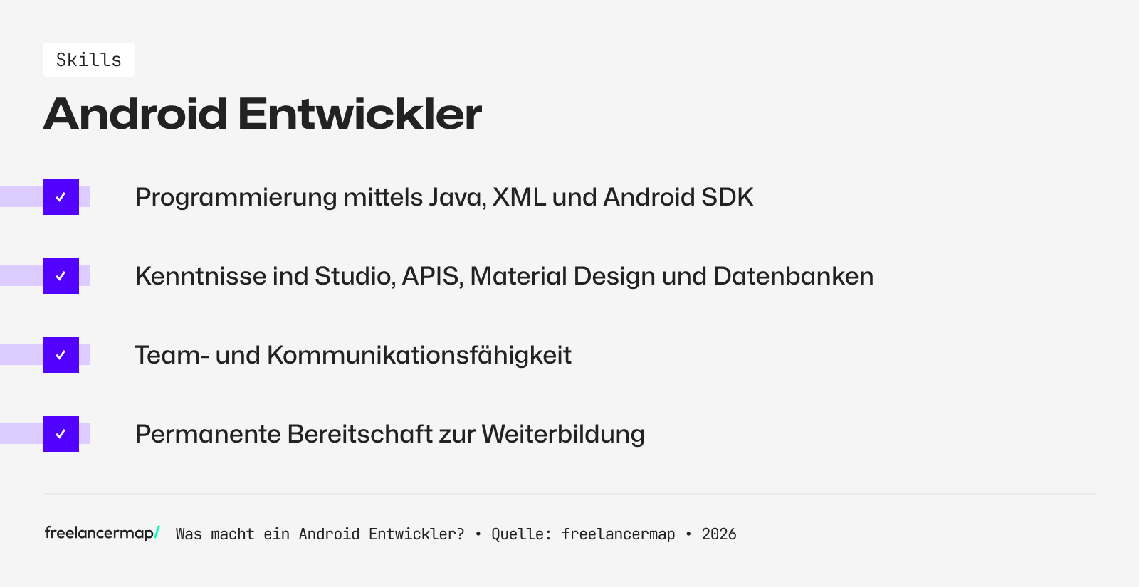 Diese Skills sollte ein Android Entwickler besitzen