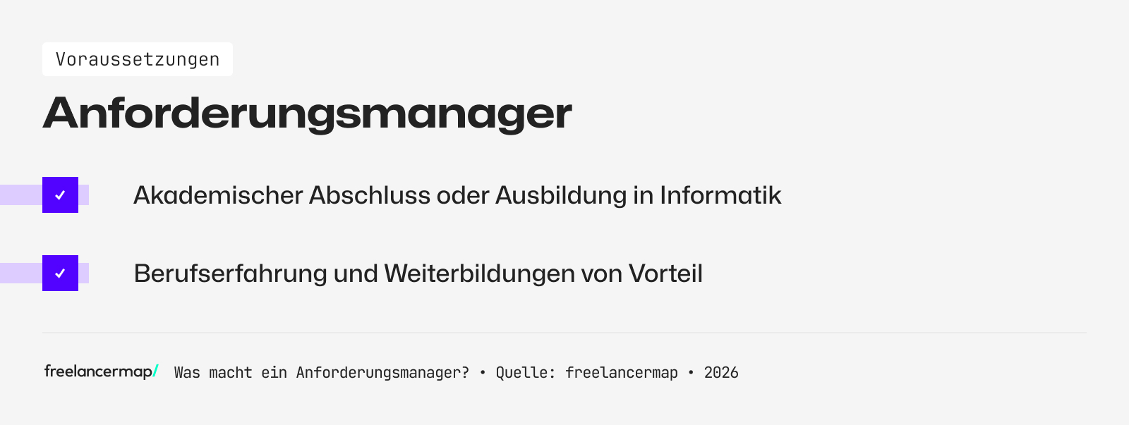 Voraussetzungen, die ein Anforderungsmanager braucht