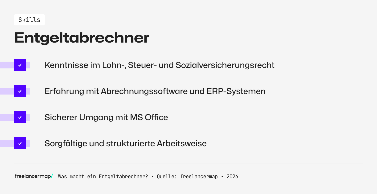 Diese Skills sollte ein Entgeltabrechner besitzen