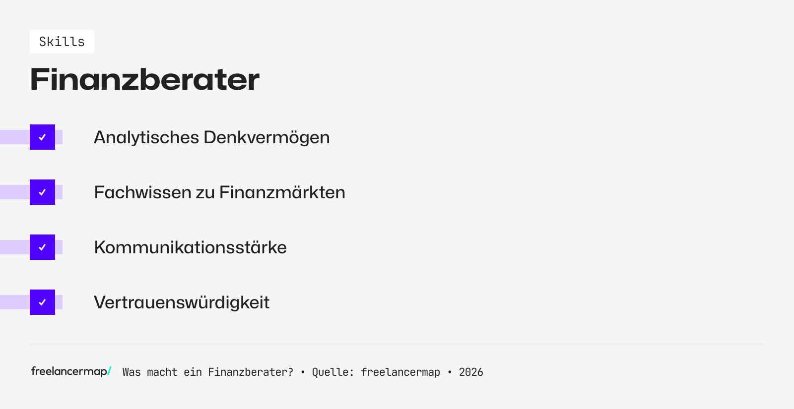 Diese Skills sollte ein Finanzberater mitbringen.
