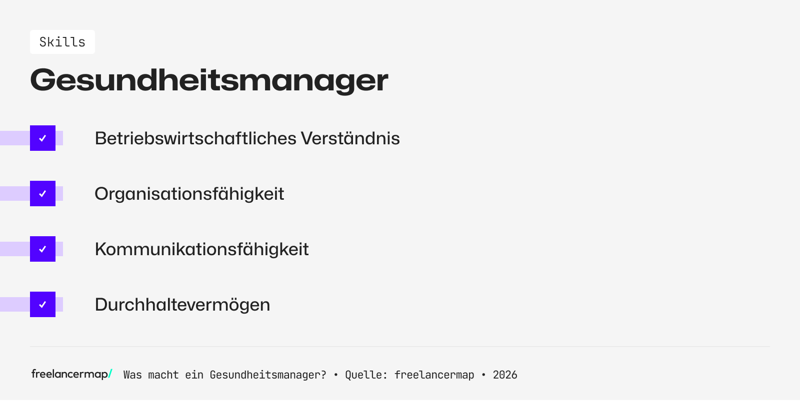 Diese Skills sollte ein Gesundheitsmanager besitzen