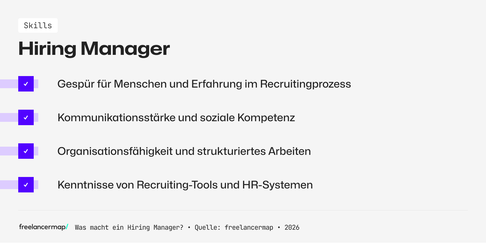 Diese Skills sollte ein Hiring Manager besitzen