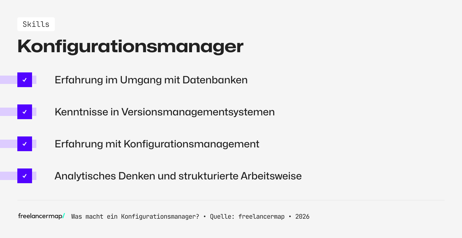 Diese Skills sollte ein Konfigurationsmanager besitzen