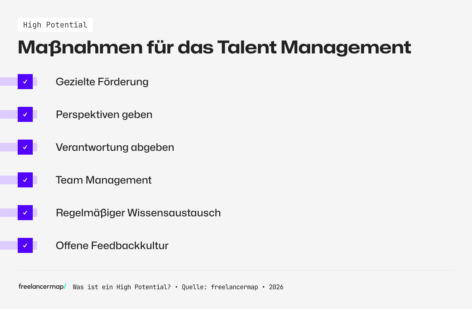 Maßnahmen für das Talent Management