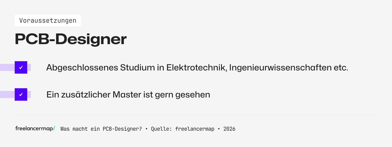 Voraussetzungen, die ein PCB-Designer in der Regel erfüllen muss