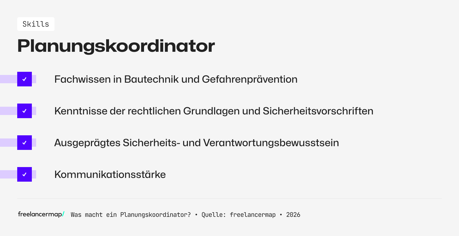 Diese Skills sollte ein Planungskoordinator besitzen