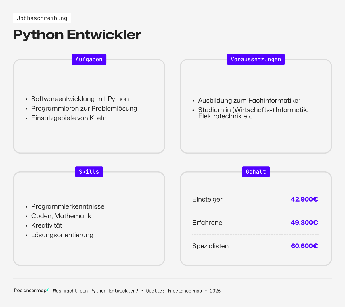 Berufsbild Python Developer im Überblick