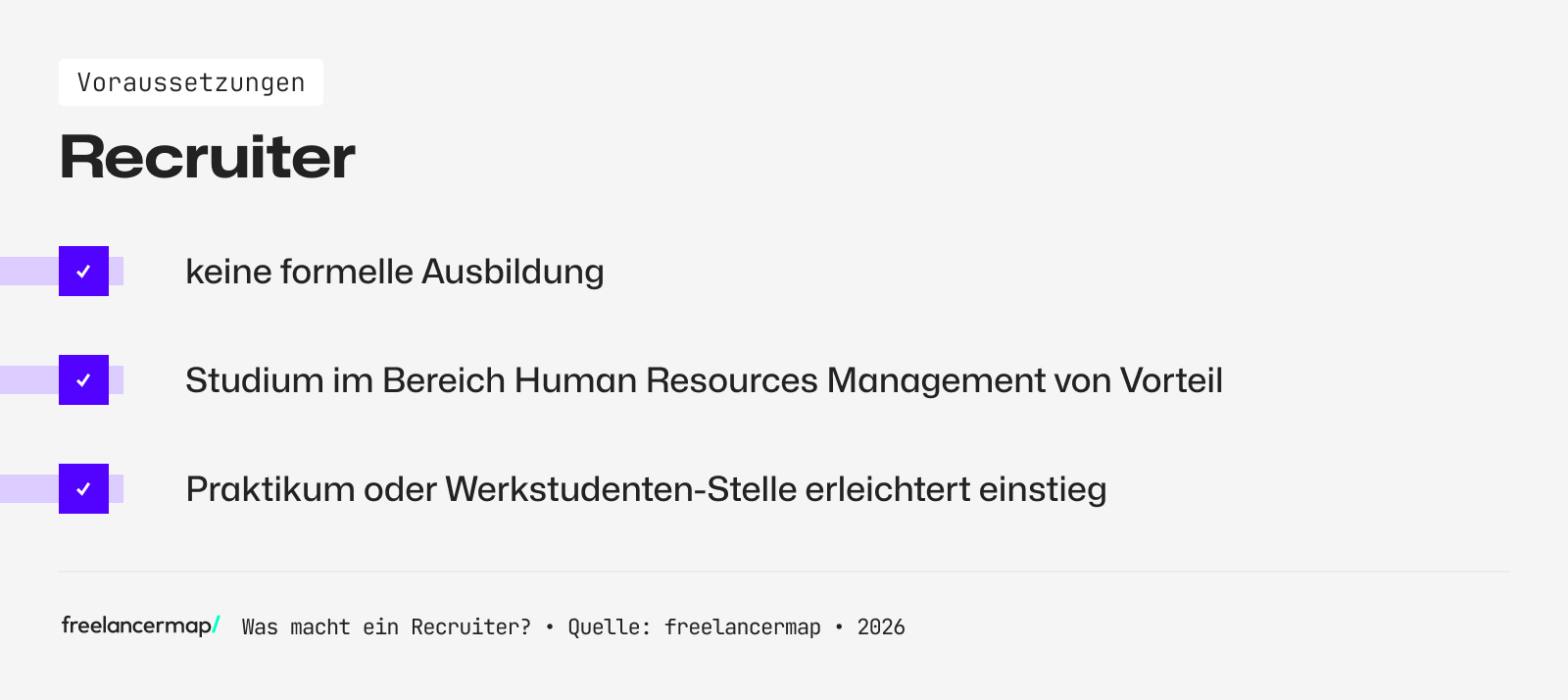 Diese Voraussetzungen sollten Recruiter mitbringen