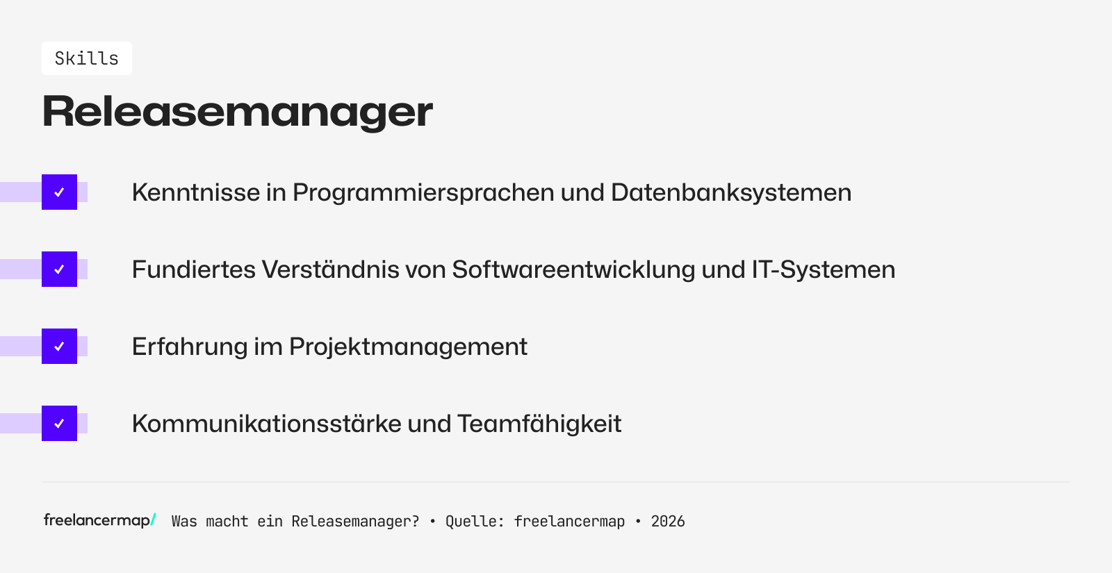 Diese Skills sollte ein Releasemanager besitzen