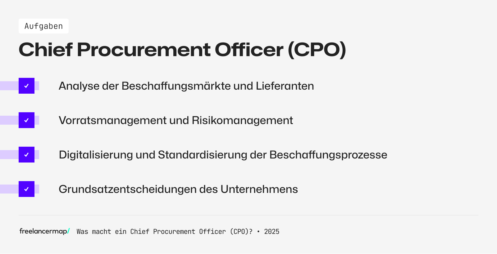 Aufgaben eines CPO