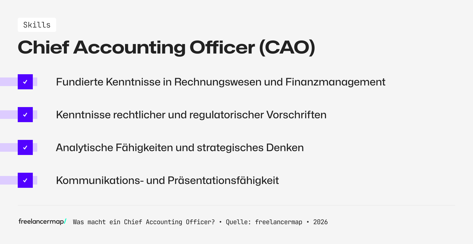 Diese Skills sollte ein Chief Accounting Officer besitzen