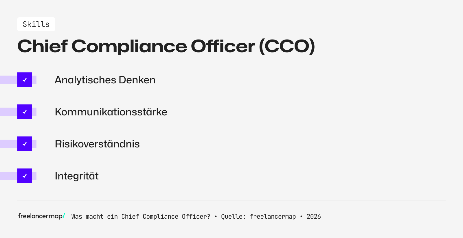 Diese Skills sollte ein Chief Compliance Officer besitzen