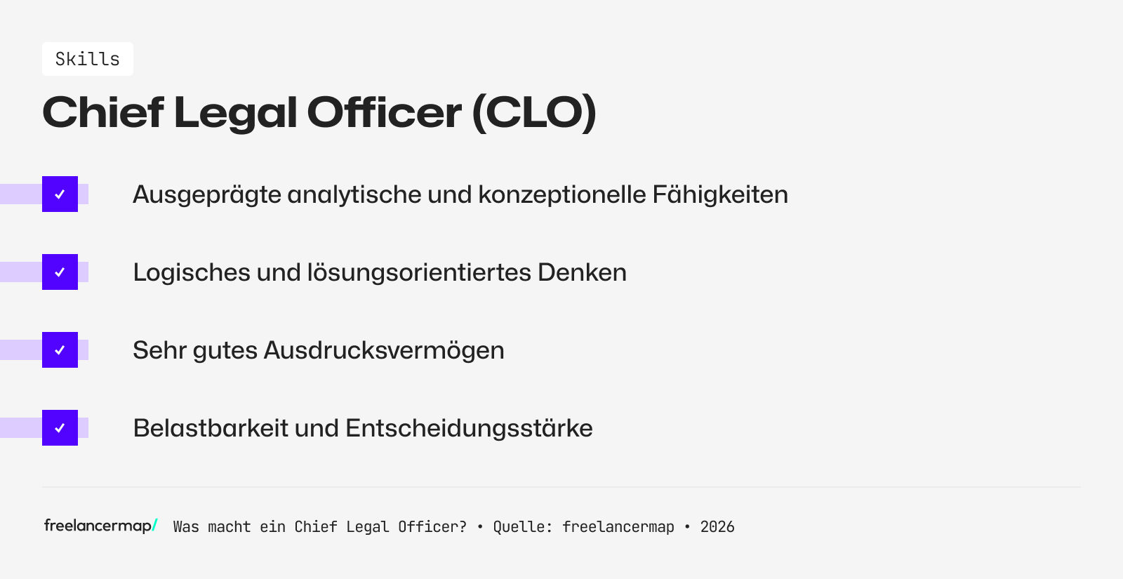Diese Skills sollte ein Chief Legal Officer besitzen