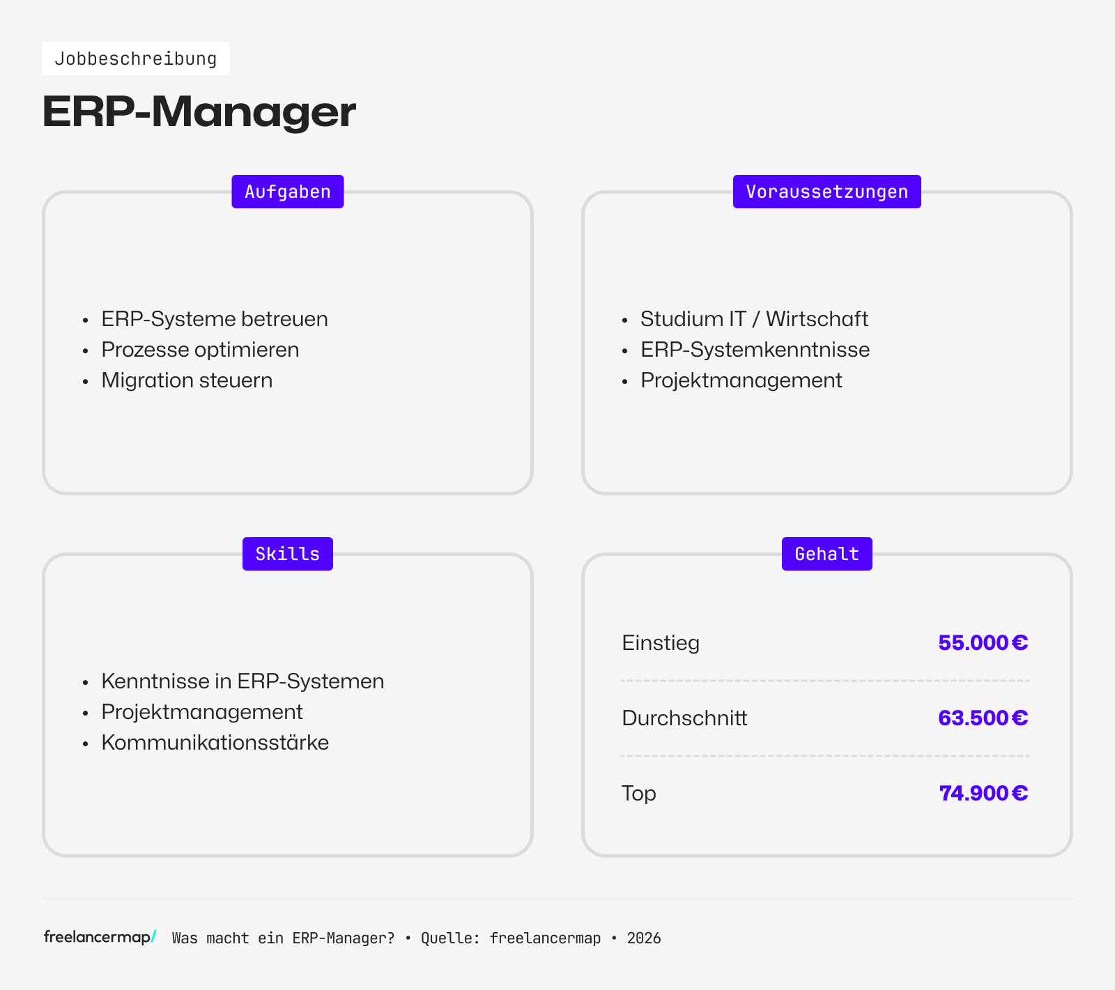 Berufsbild ERP-Manager im Überblick