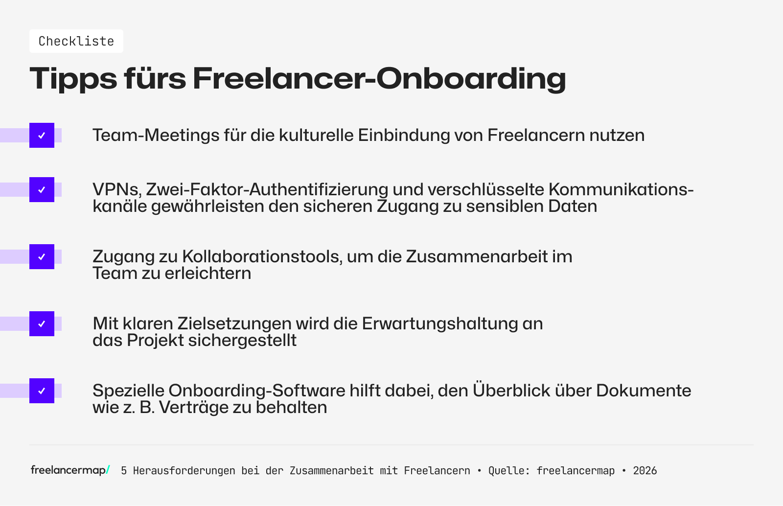 Freelancer Onboarding Tipps