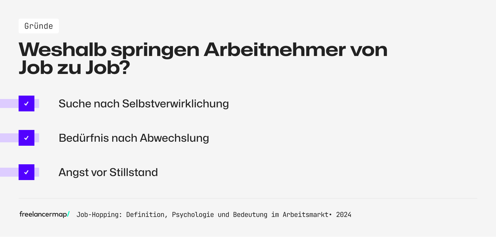 Job-Hopping Gründe