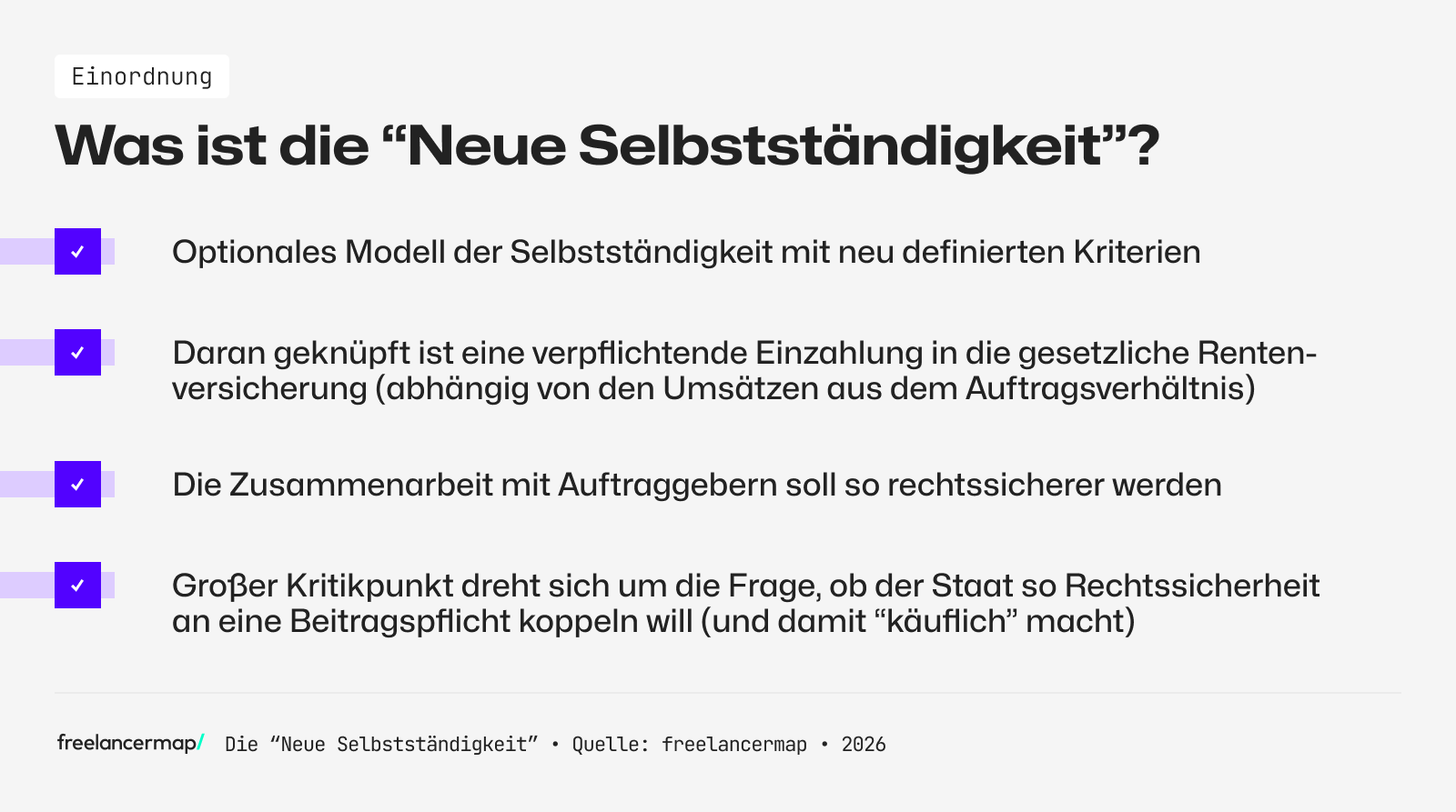 Das ist die "Neue Selbstständigkeit"