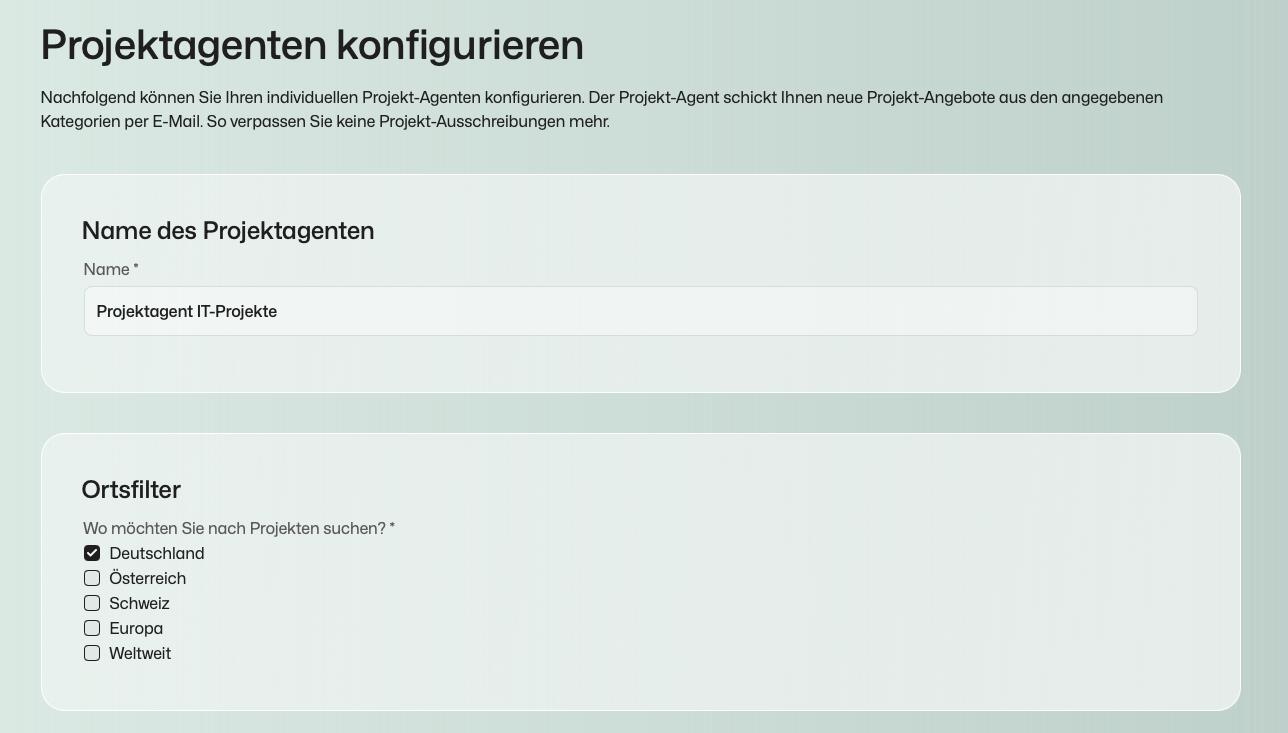 Automatisch neue Projekte: So richtet man den Projektagent ein