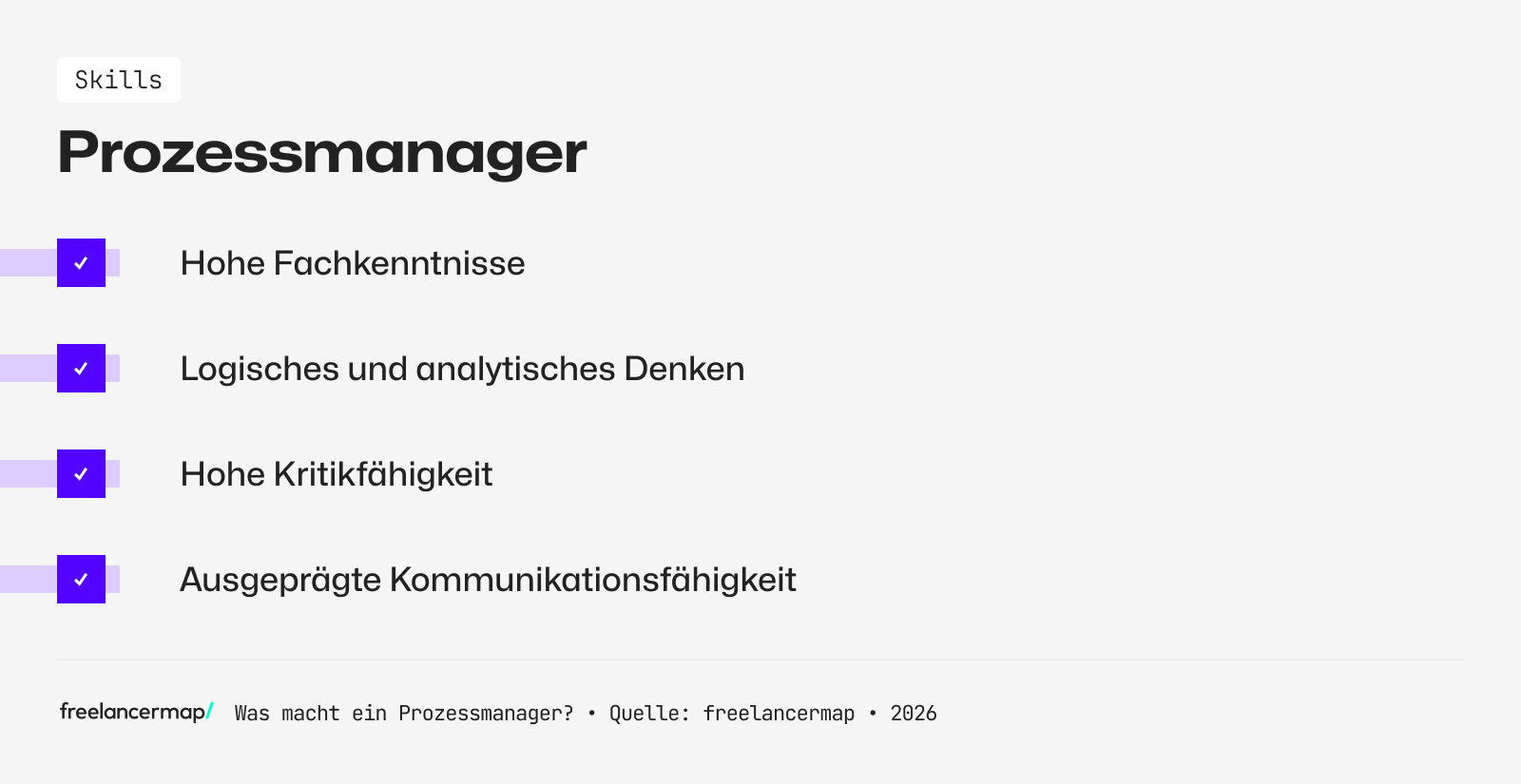 Diese Skills sollte ein Prozessmanager besitzen