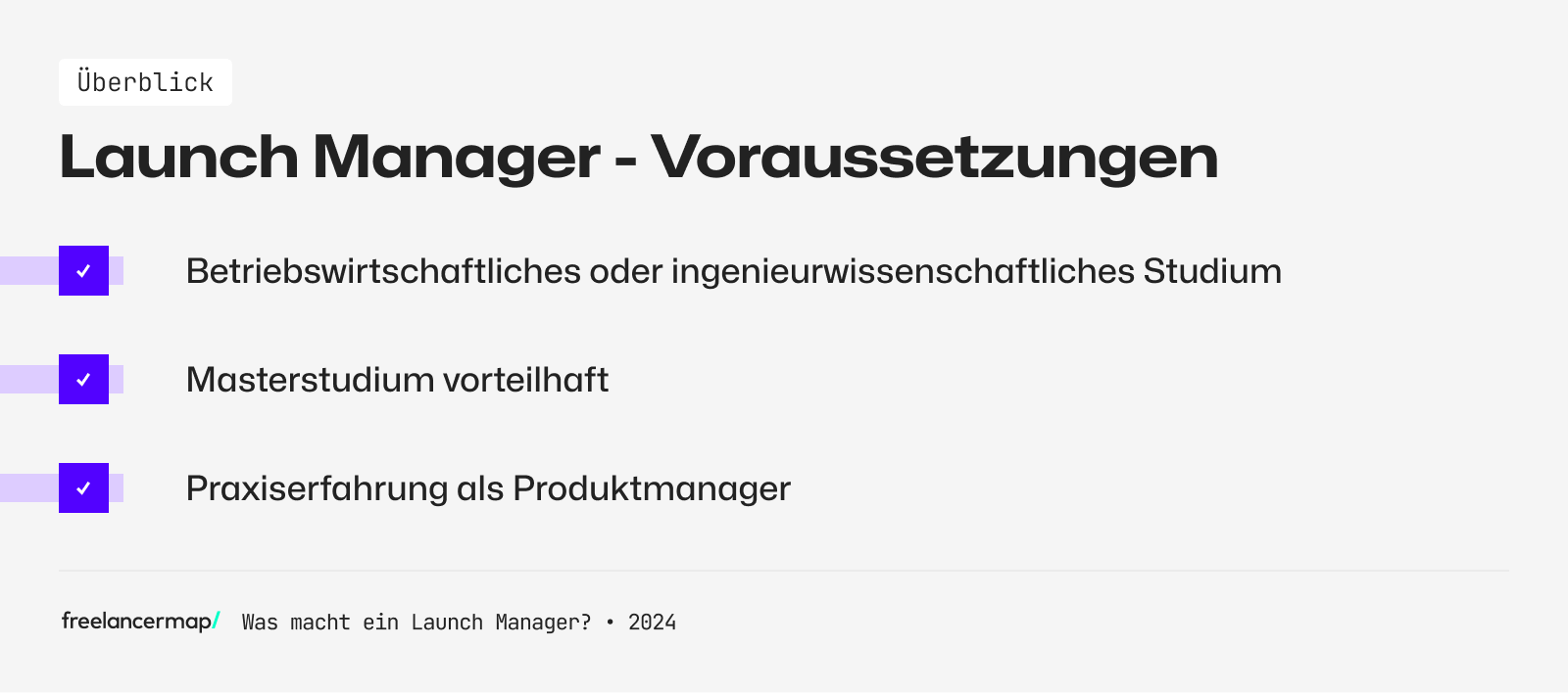 Voraussetzungen