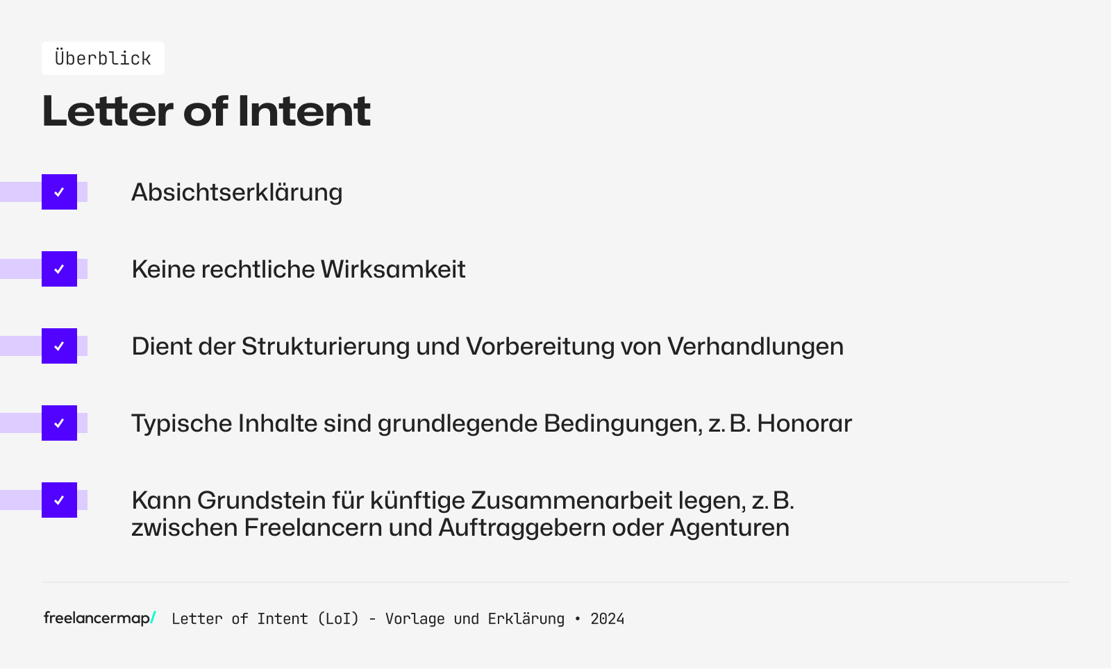 Was ist ein LoI?